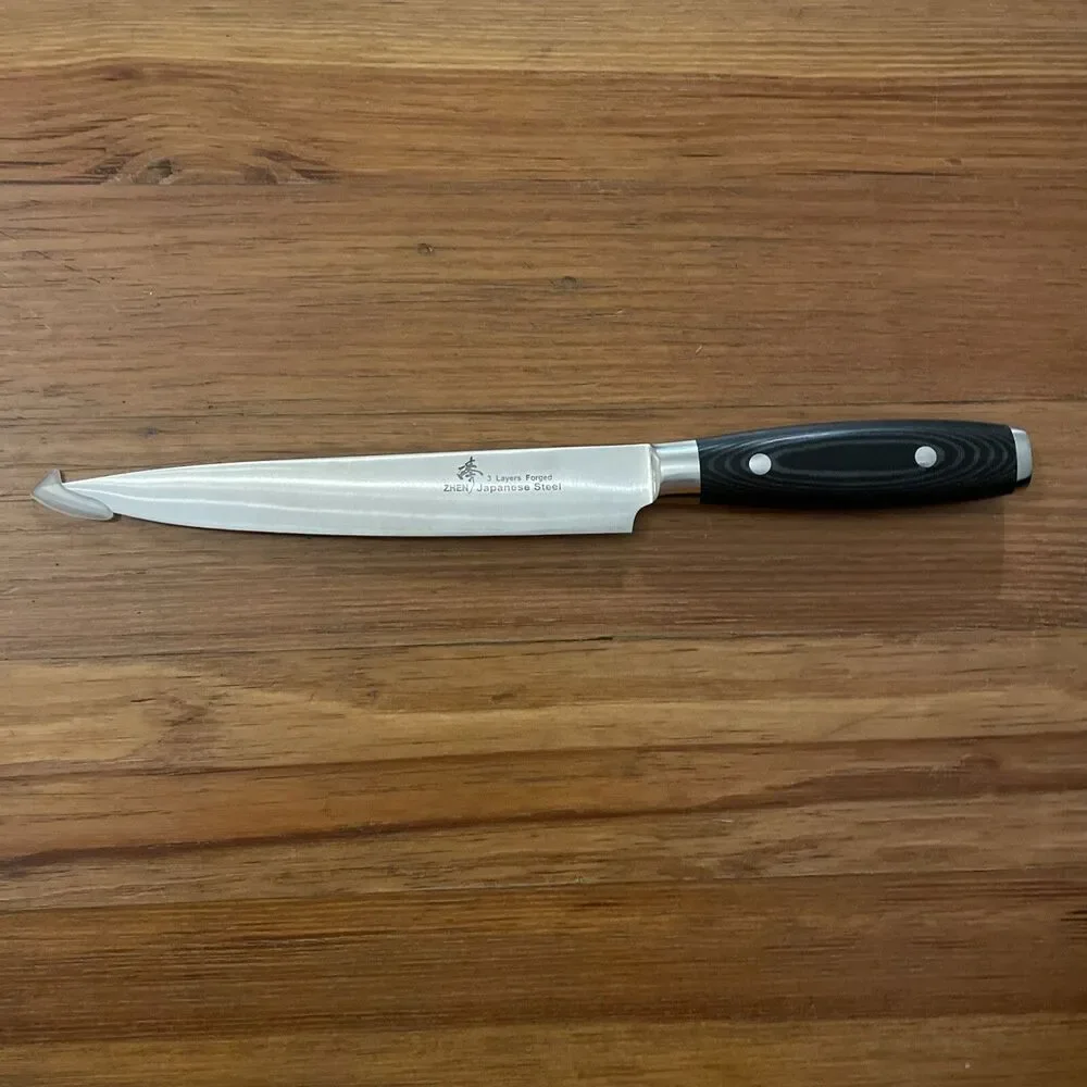 Zhen Premium Kitchen Knife 3 Layers Forged Japanese Carbon Steel 8